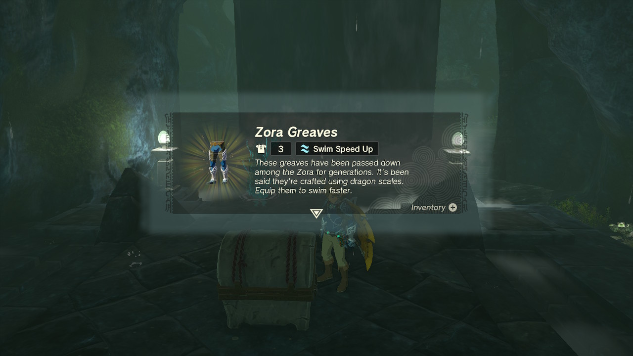 Zelda Tears of the Kingdom (TOTK) Zora Greaves Location A Token of