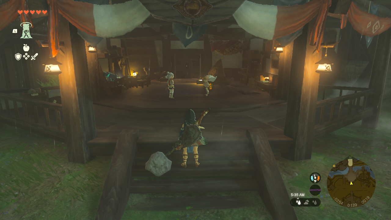 zelda tears of the kingdom camera work in the depths quest
