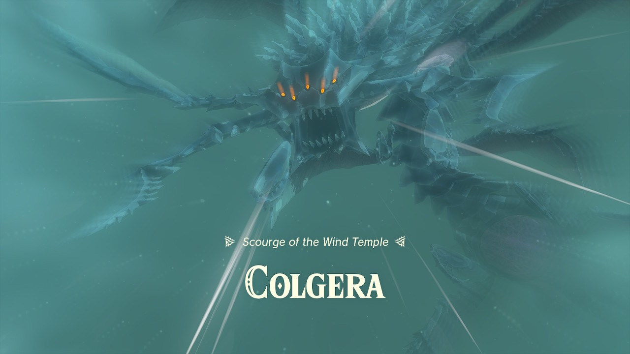 Colgera Background How to Defeat the Wind Temple Boss Colgera in Zelda Tears of the ...