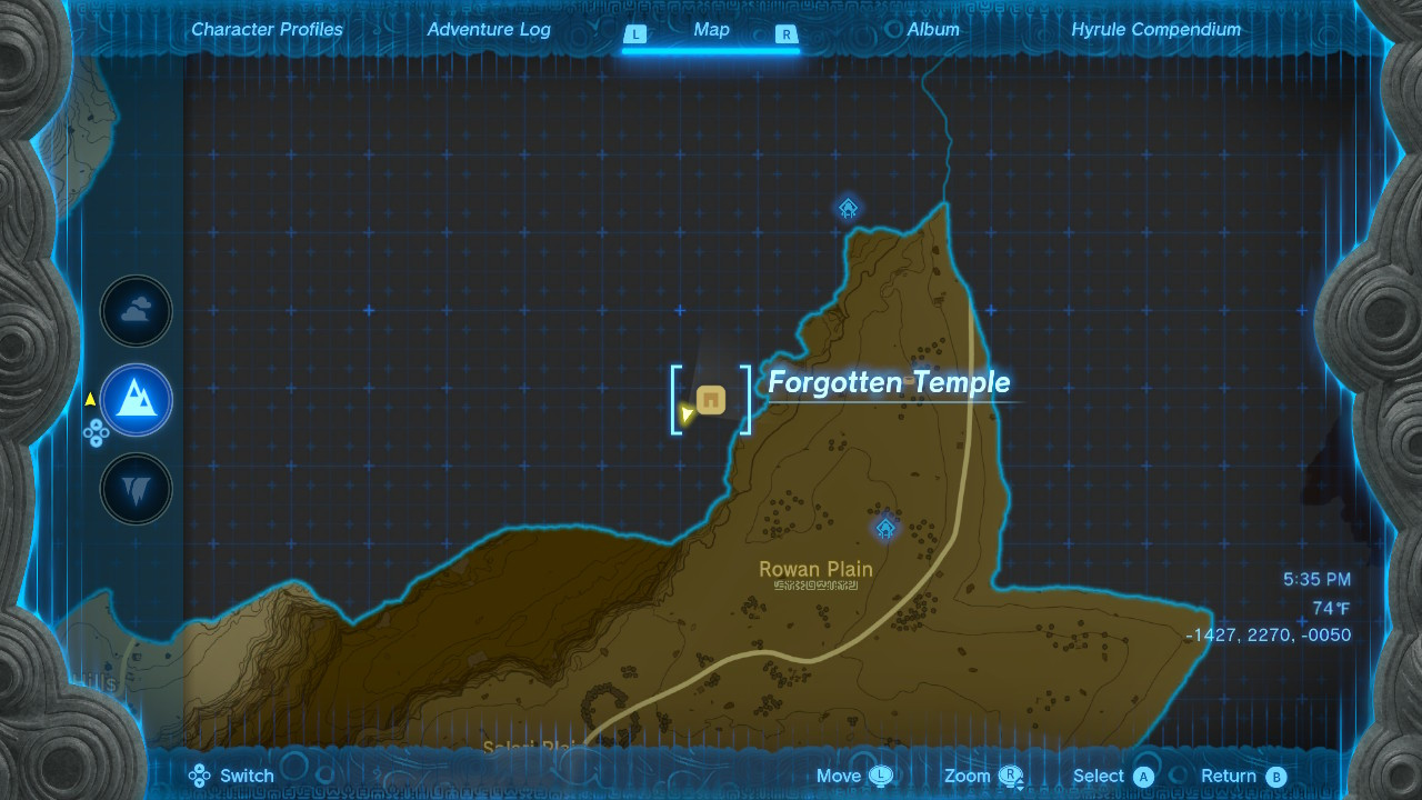 Forgotten Temple  Possibly location of memories ? : r/TOTK