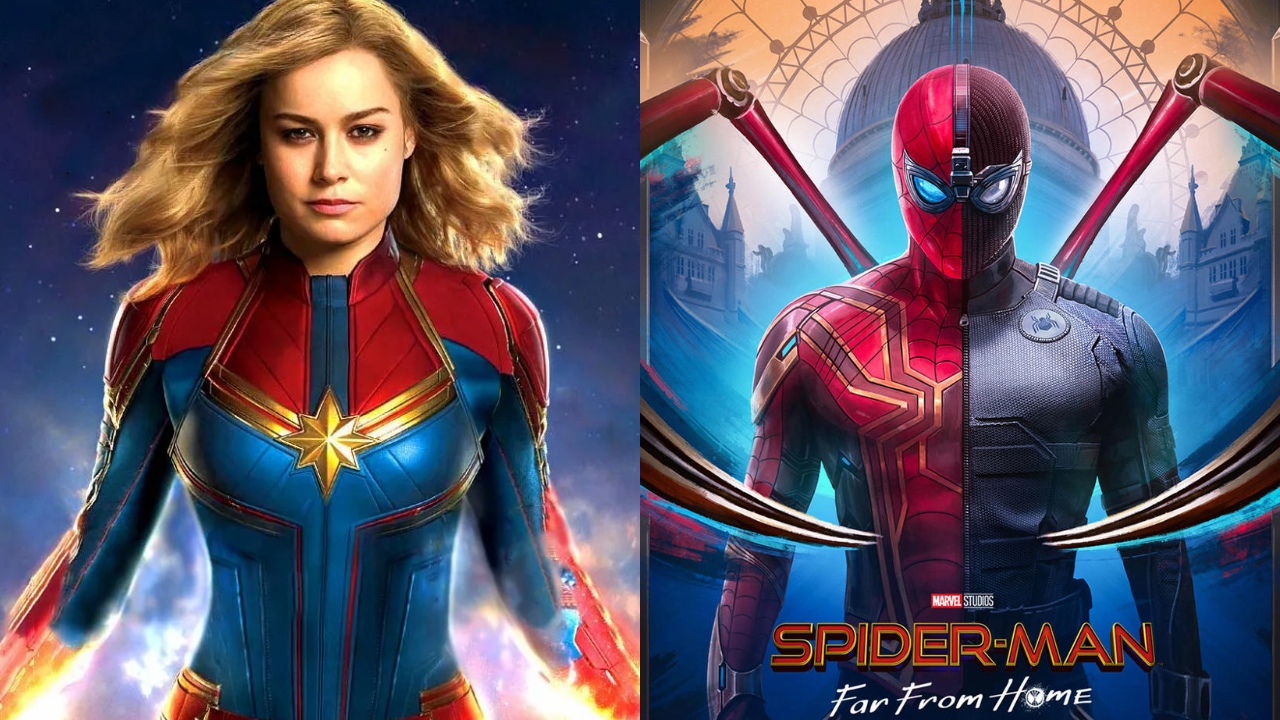 Captain-Marvel-and-Spider-Man-Far-From-Home