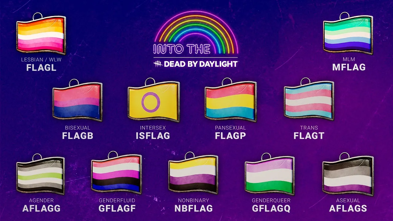 All LGBTQ+ Dead by Daylight Pride Charm Codes Attack of the Fanboy