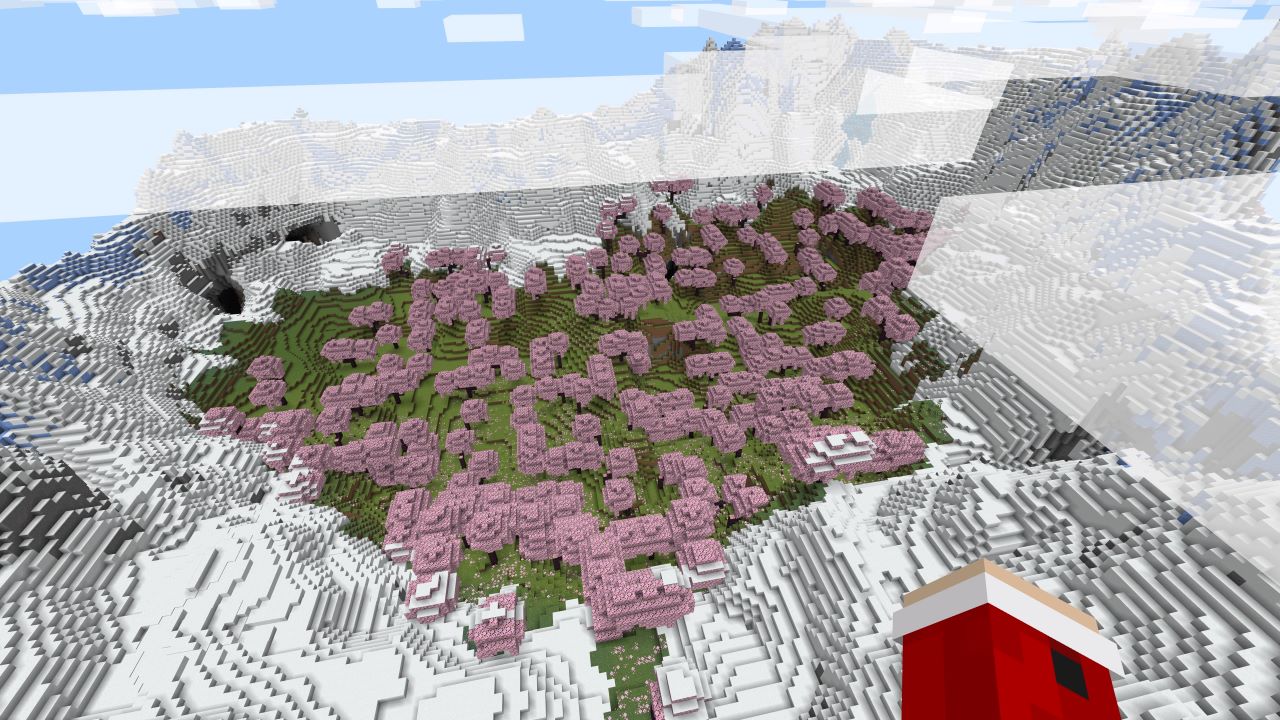Heart-shaped-Cherry-Grove-in-Minecraft