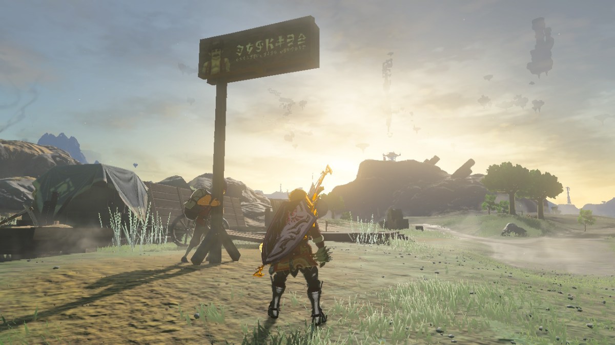 Hudson Signs Reward Zelda TOTK