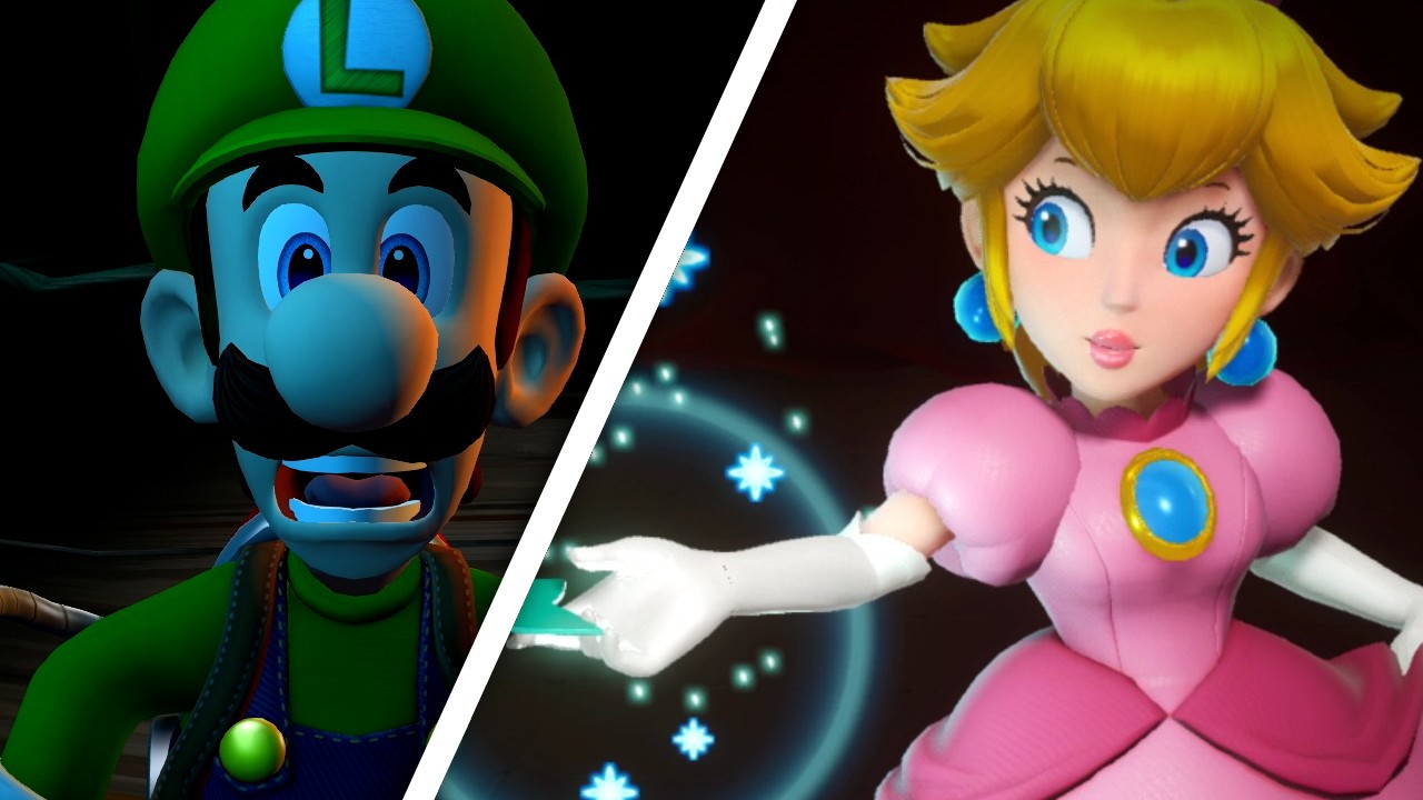 Luigi and Princess Peach