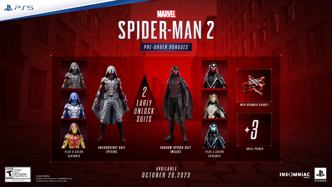Spider-Man-2-Preorder-Bonuses