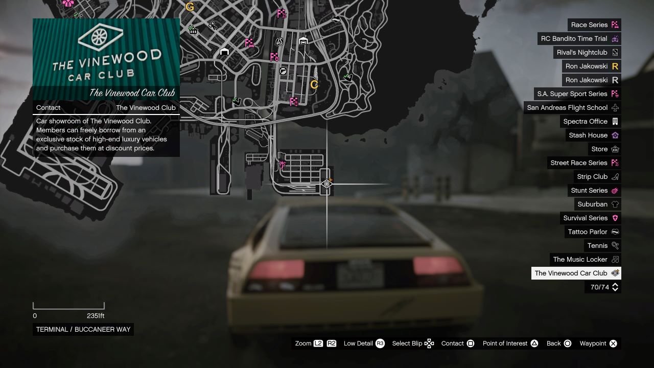 How to Enter The Vinewood Car Club in GTA Online | Location ...