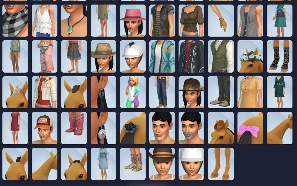 All-New-Sims-4-Horse-Ranch-DLC-Items-for-CAS-and-Build-Mode-Part-2
