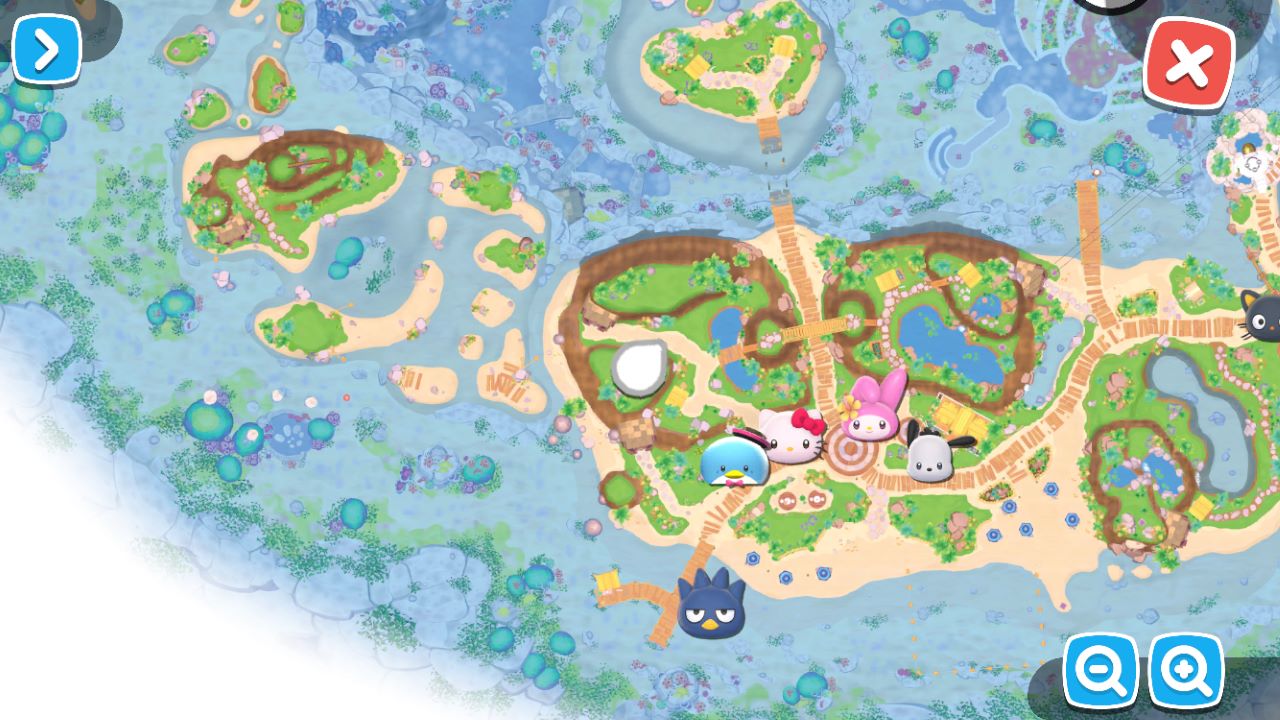 Hello Kitty Island Adventure Clothing Stand Locations: Standing Up ...