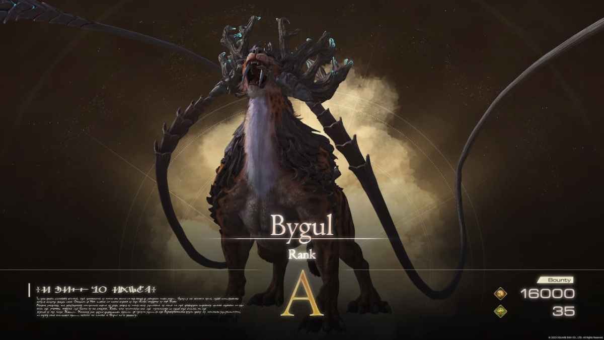 Bygul Hunt Location Final Fantasy 16