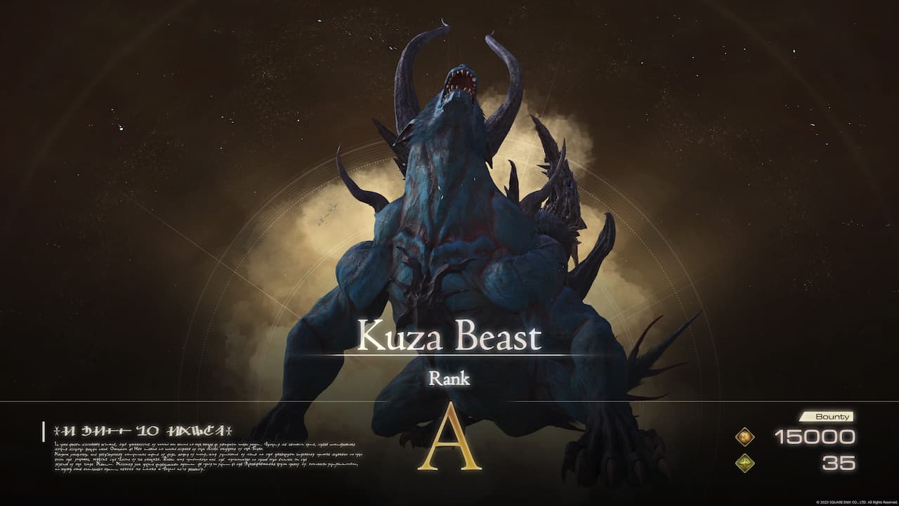 Kuza Beast Location Final Fantasy 16