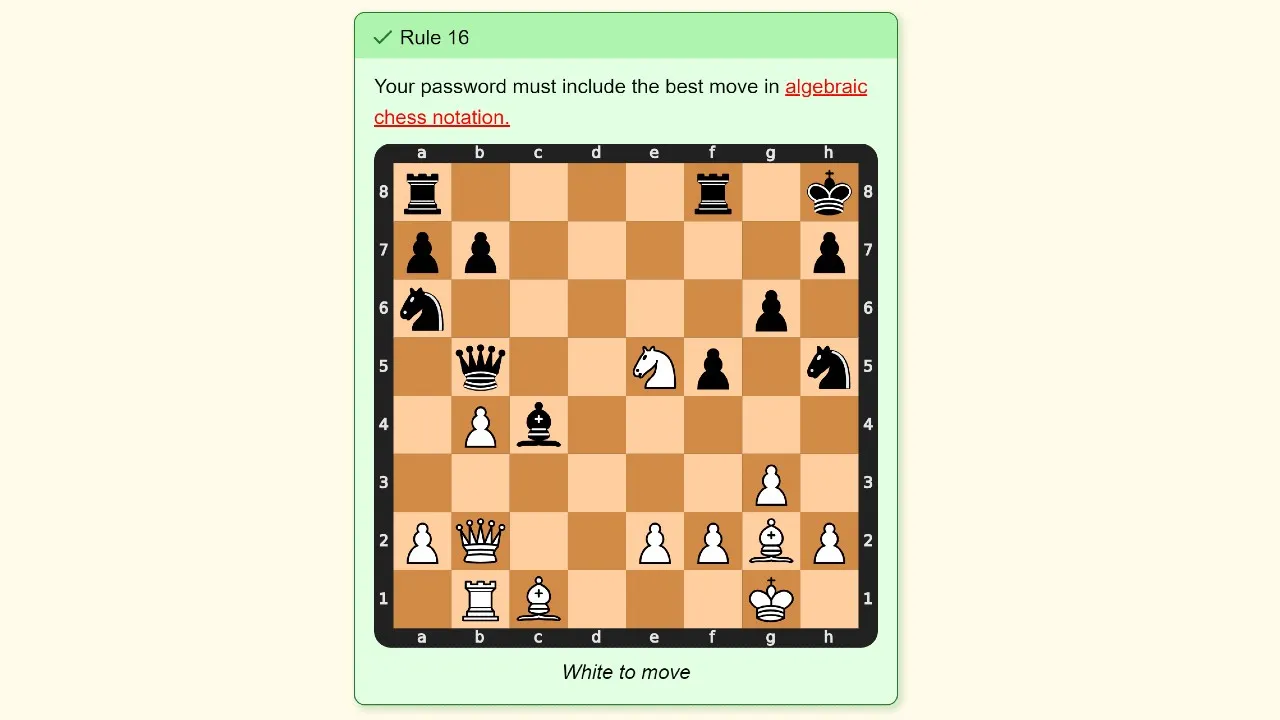 Password-Game-Chess