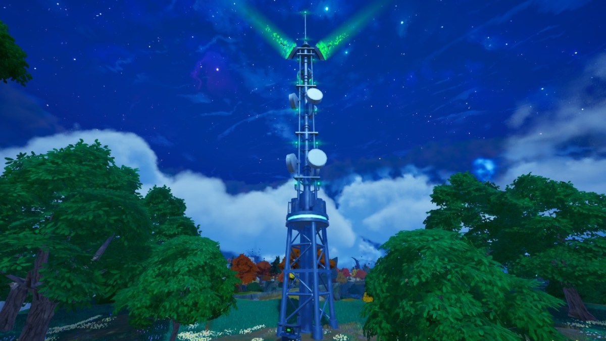 A Forecast Tower in Fortnite