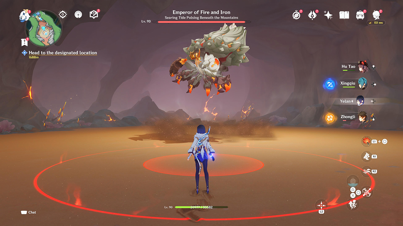 Genshin Impact Emperor of Fire and Iron Boss Location and Rewards