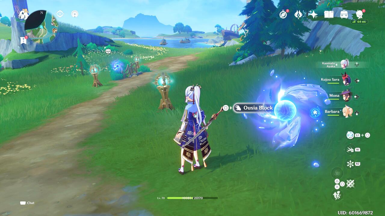 How to Use Ouisa and Pneuma Blocks in Genshin Impact Attack of the Fanboy