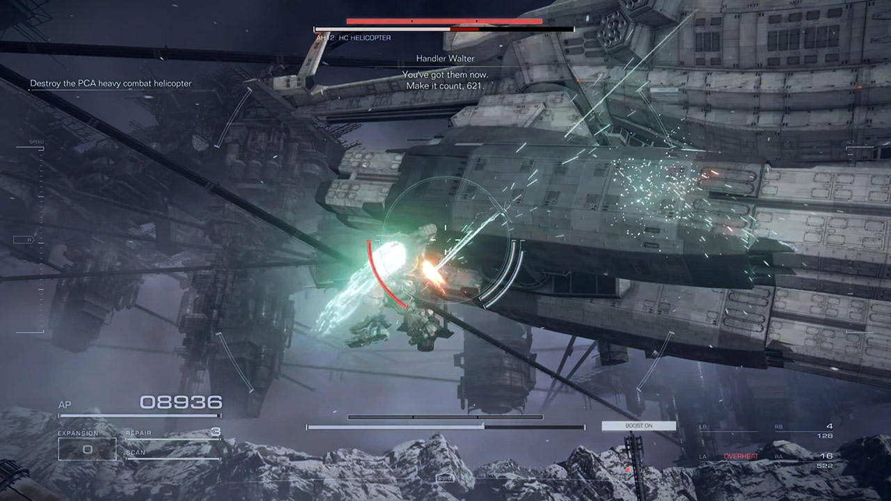 How To Easily Defeat The Ah12 Hc Helicopter In Armored Core 6 Pca Heavy Combat Helicopter Boss 0929