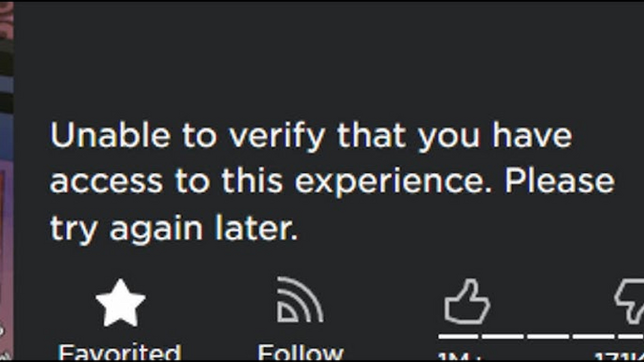 Roblox-Unable-to-verify-that-you-have-access-to-this-experience.-Please-try-again-later-Roblox-Error