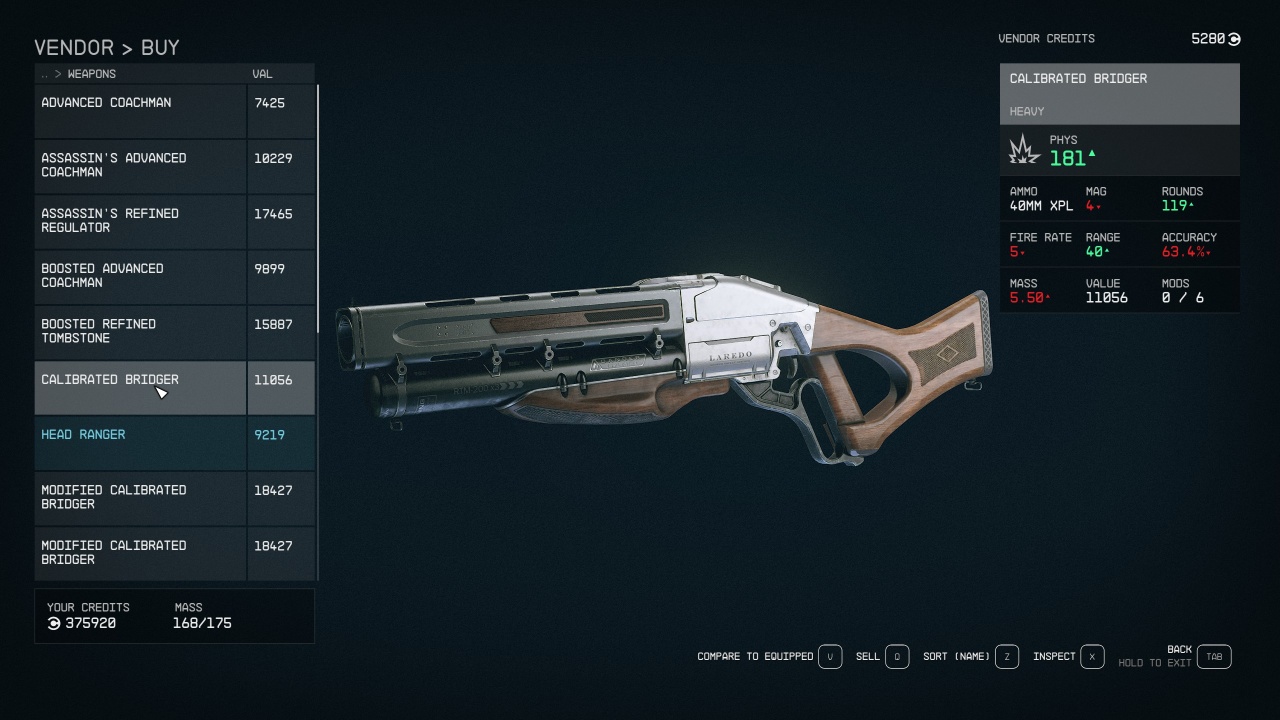 What Does "Calibrated" and "Refined" Mean in Starfield? Attack of the