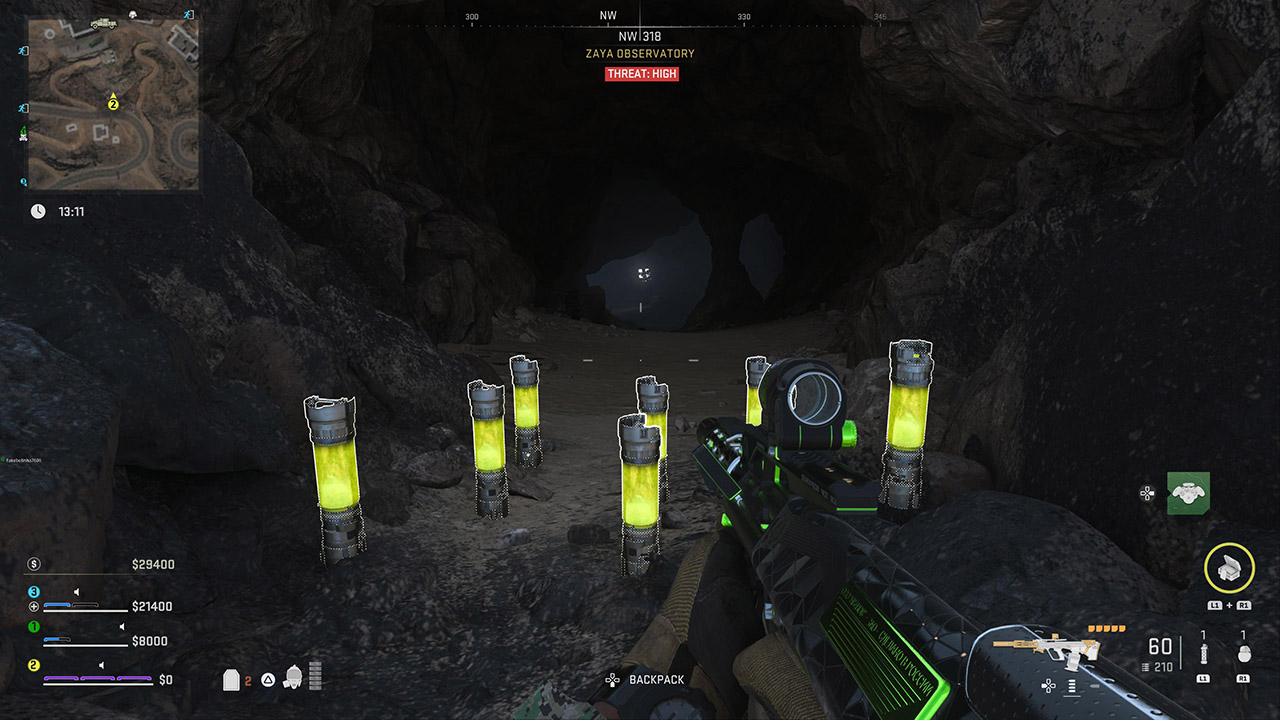 DMZ Cleanup Guide Leftover Gas Canister Locations in Observatory Lab