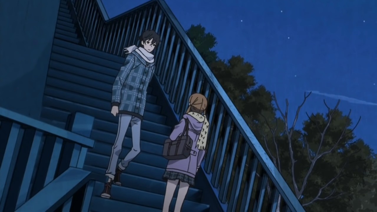 Shizuku-and-Haru-standing-in-a-staircase