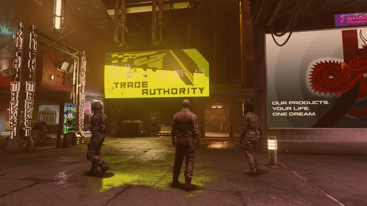 スターフィールドのすべての貿易当局の所在地