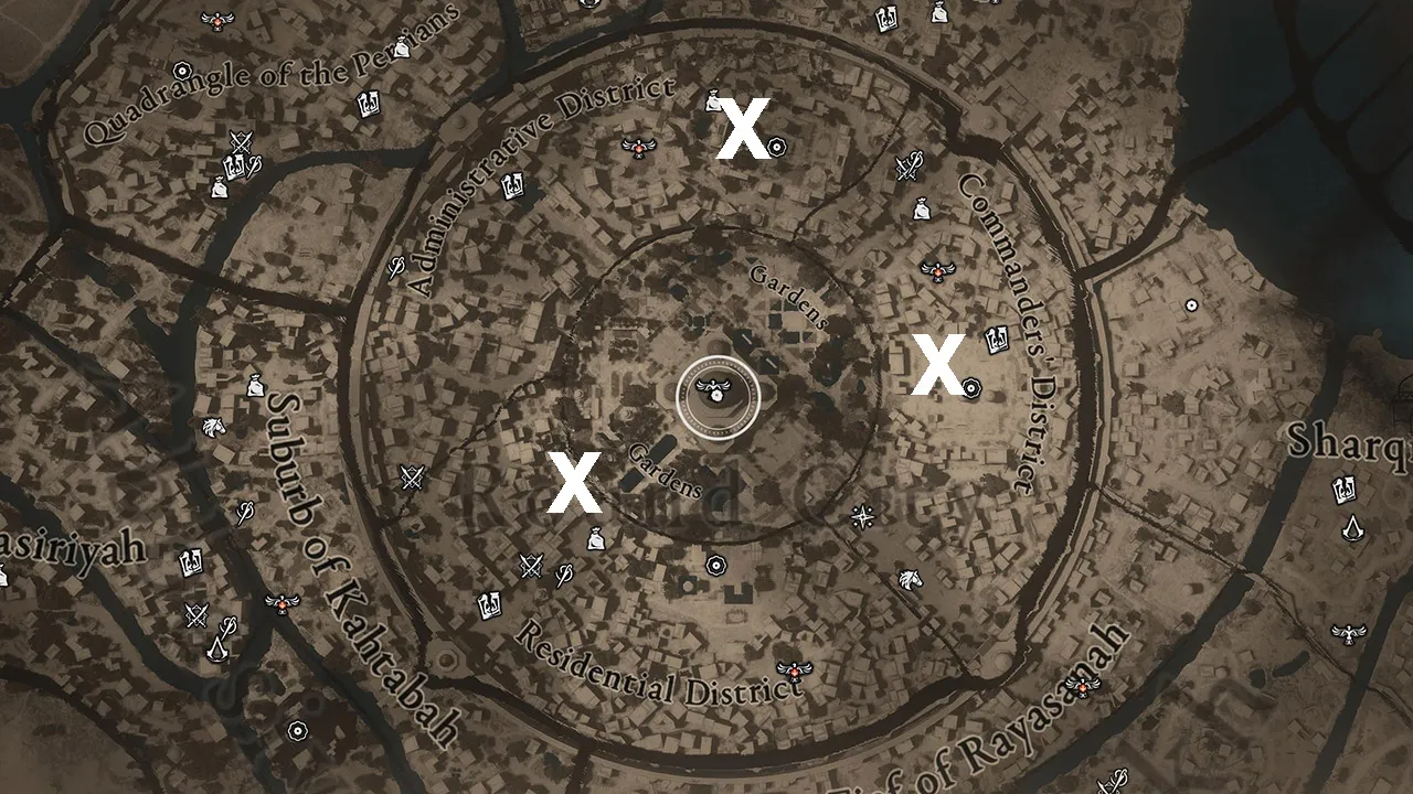 All-Hidden-One-Outfit-Upgrade-Schematic-Locations-in-Assassins-Creed-Mirage-1
