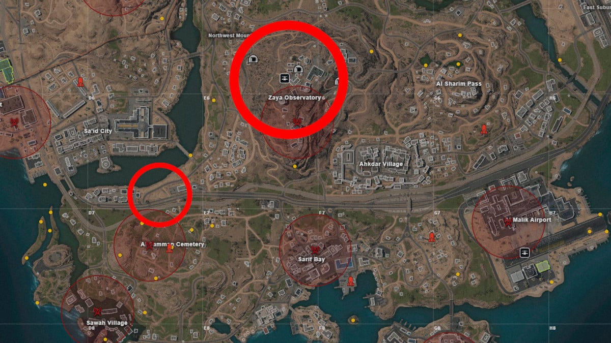 COD Warzone & DMZ Operation Nightmare: All Haunting Boss Locations ...