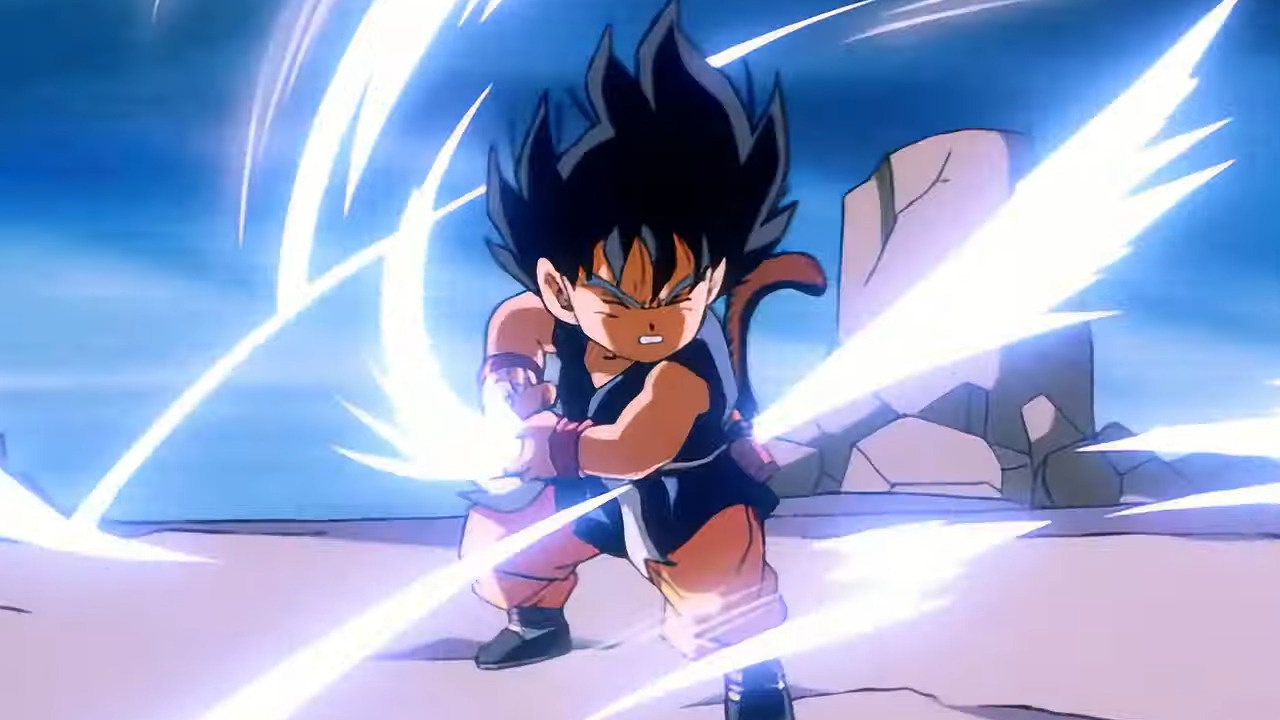 Goku-preparing-his-attack
