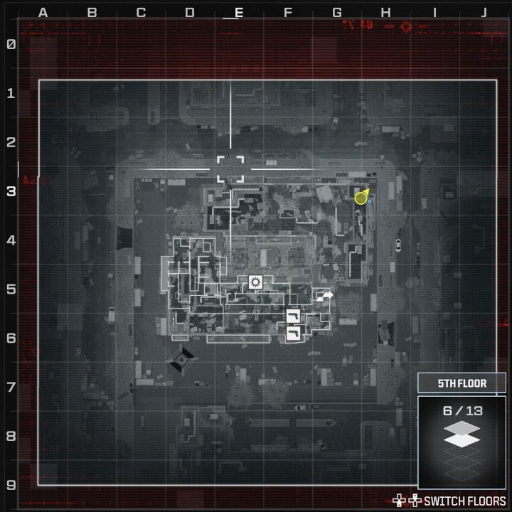 MW3-Call-of-Duty-Modern-Warfare-3-Highrise-Weapons-Armor-Plate-Carriers-Locations-Map-Level-6