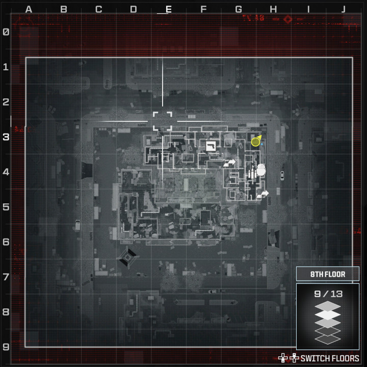 MW3-Call-of-Duty-Modern-Warfare-3-Highrise-Weapons-Armor-Plate-Carriers-Locations-Map-Level-9