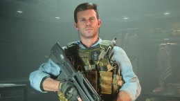 Graves from Call of Duty Modern Warfare skin with weapon