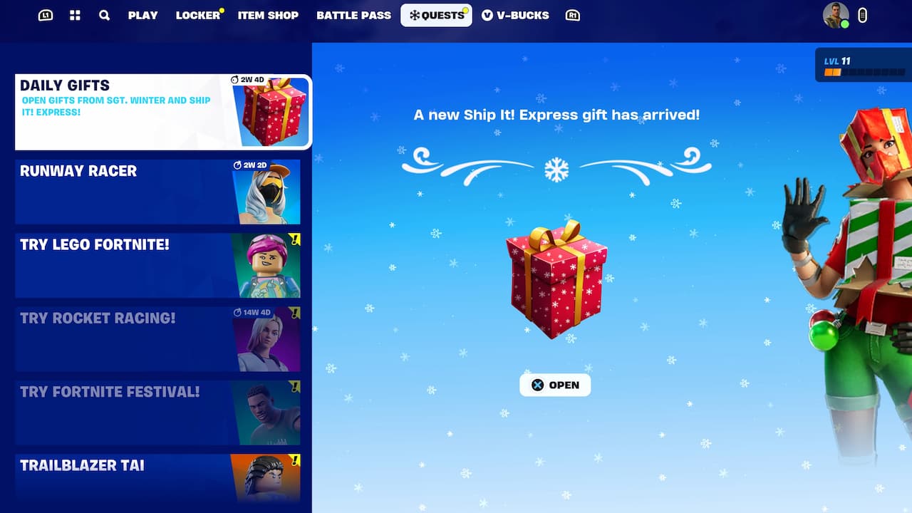 All Free Fortnite Winterfest 2023 Rewards & How to Get Them Attack of