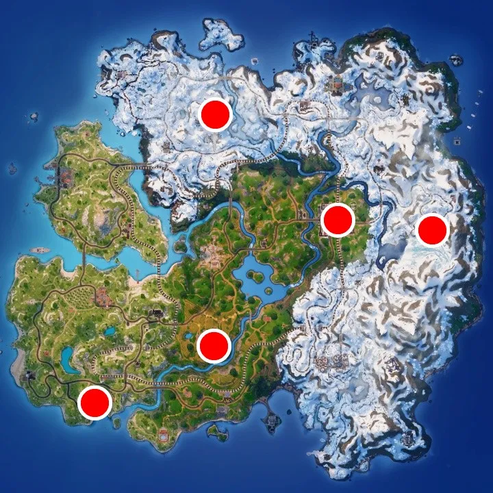 Fortnite-Weapon-Mod-Bench-Locations-Map