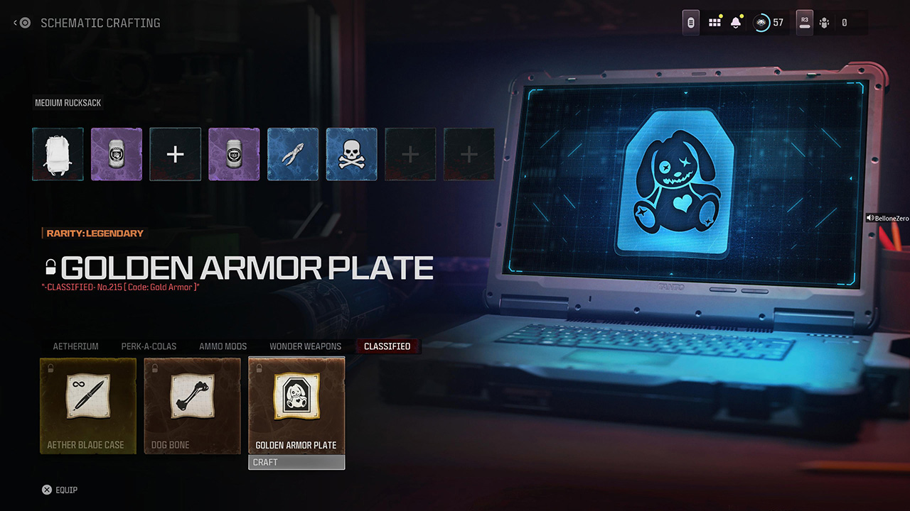 How to Get the Golden Armor Plate Schematic in MW3 Zombies Attack of