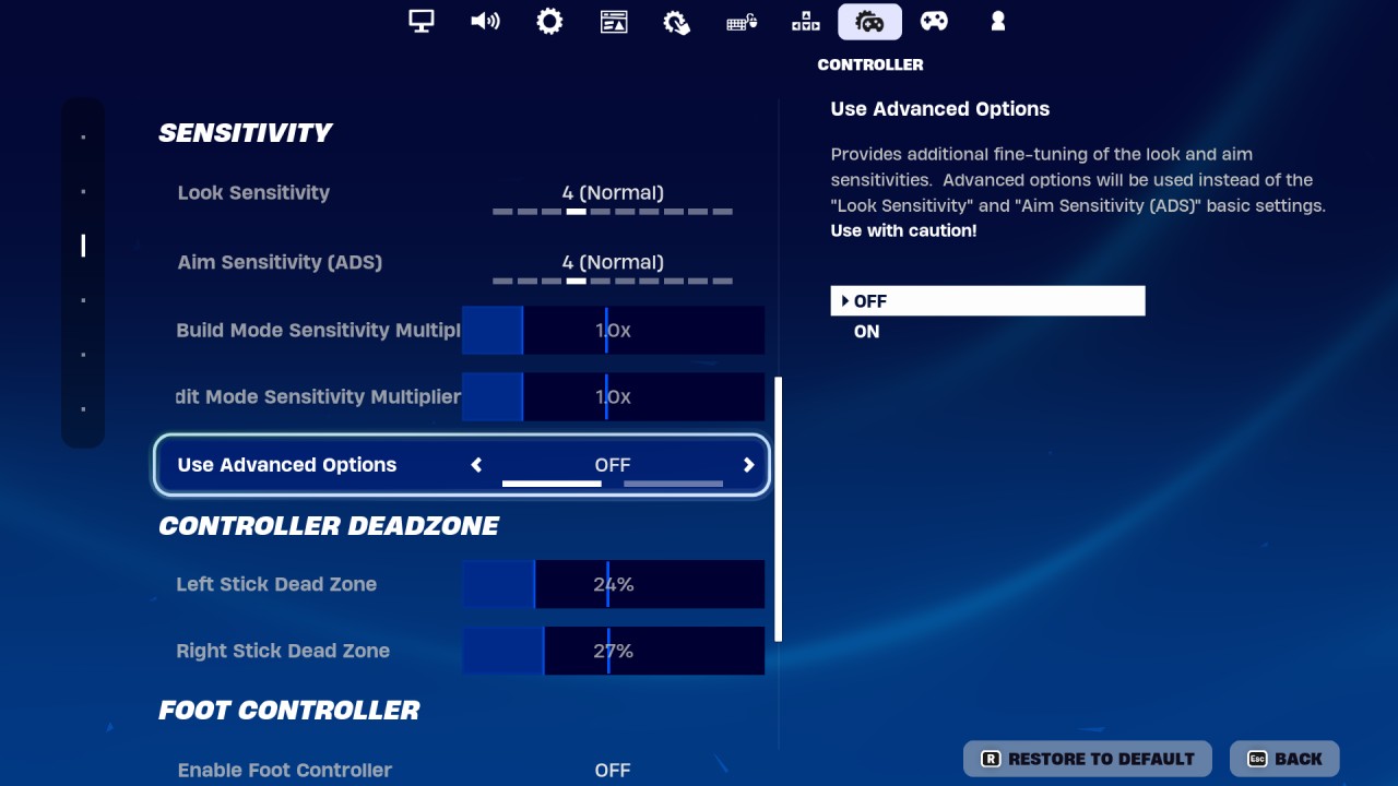 LEGO-Fornite-Advanced-Options