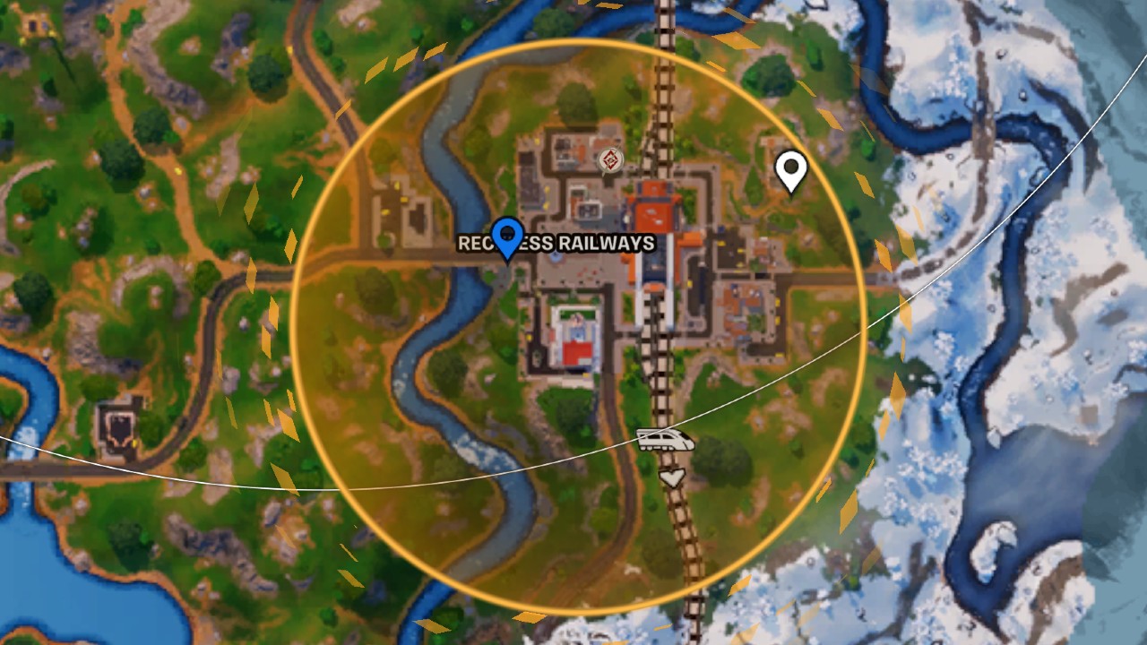 What is the Yellow Circle on the Fortnite Chapter 5 Map? Attack of
