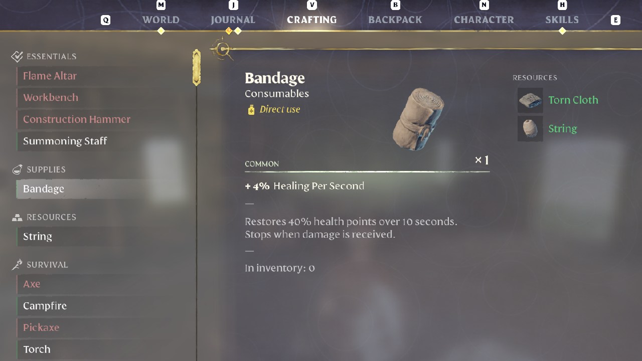 Bandage-in-Enshrouded