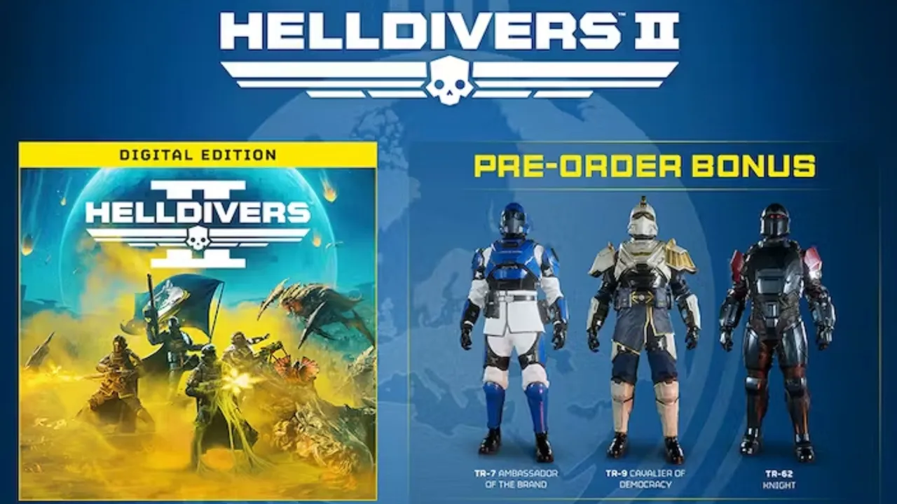 Helldivers 2: объяснение бонусов за предварительный заказ и различных изданий