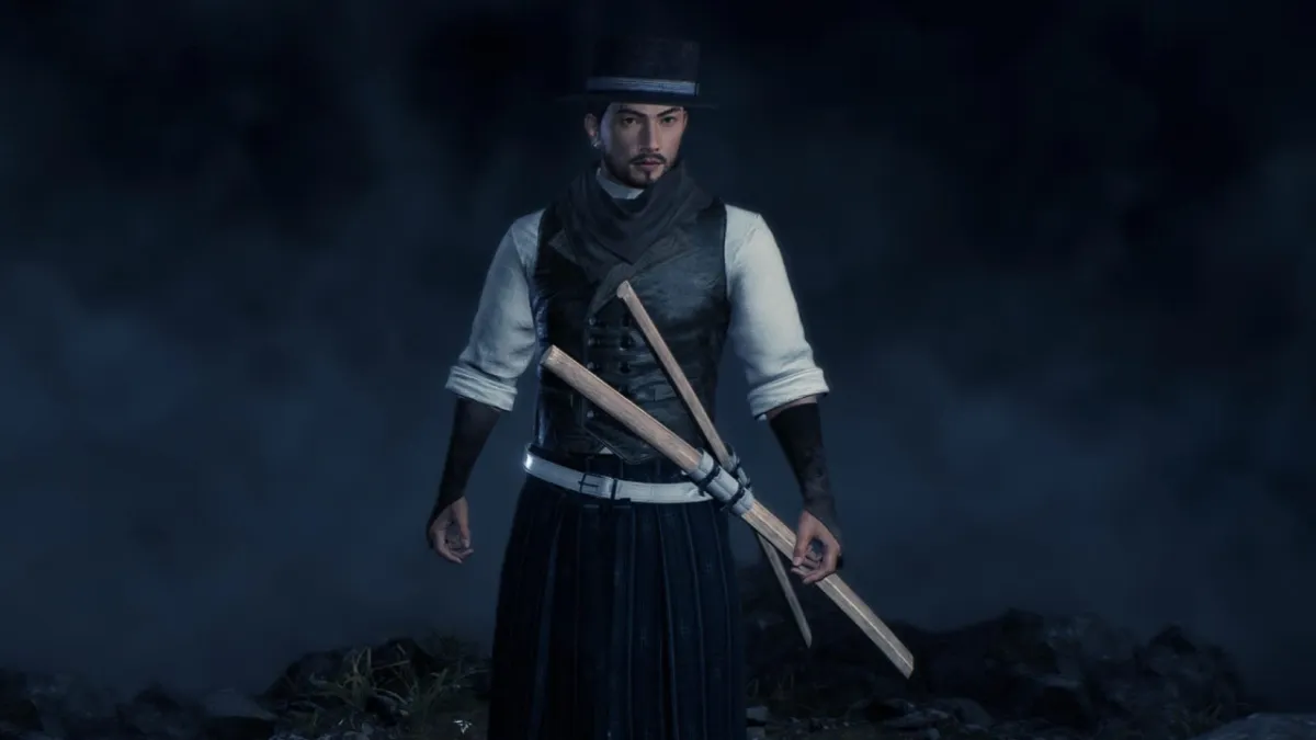 Protagonist carrying non-lethal weapons in Rise of the Ronin
