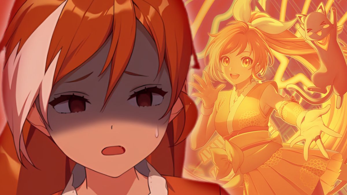 Crunchyroll Hime in an edited collage style image