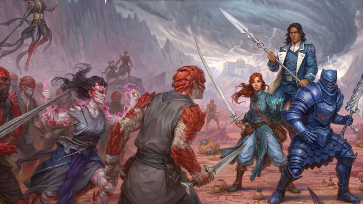 Official artwork from the Stormlight Archives TTRPG Kickstarter page