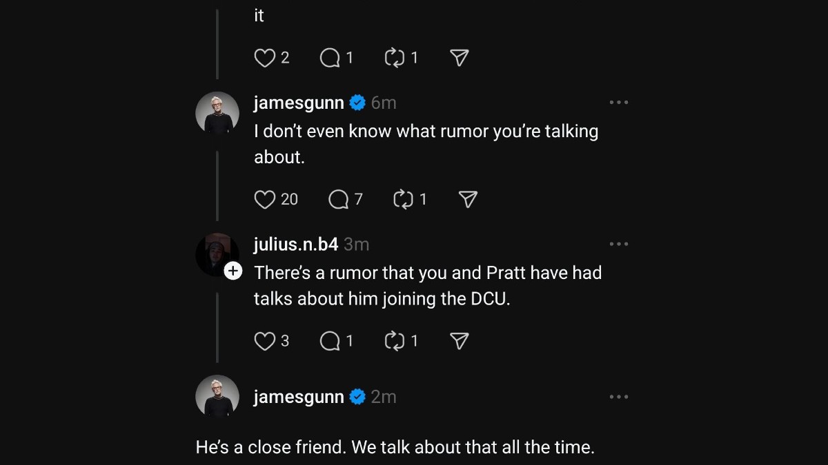 James Gunn Adds Credibility To Chris Pratt DCU Rumors | Attack of the ...