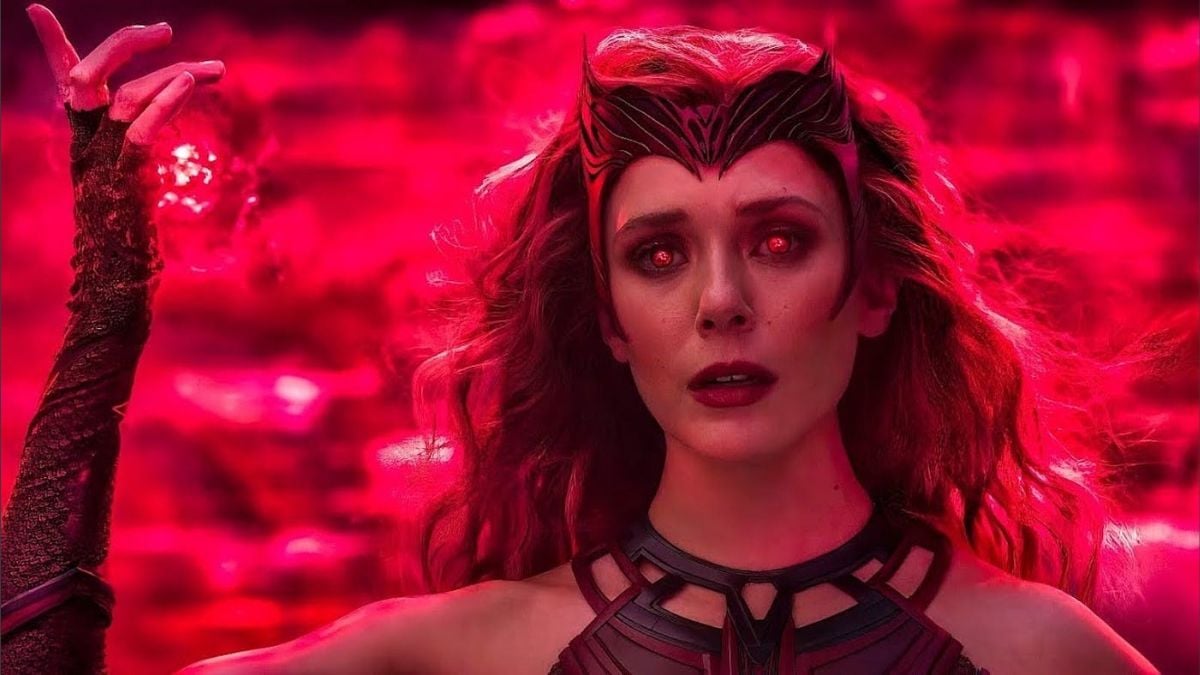 Scarlet Witch using her Powers in the MCU