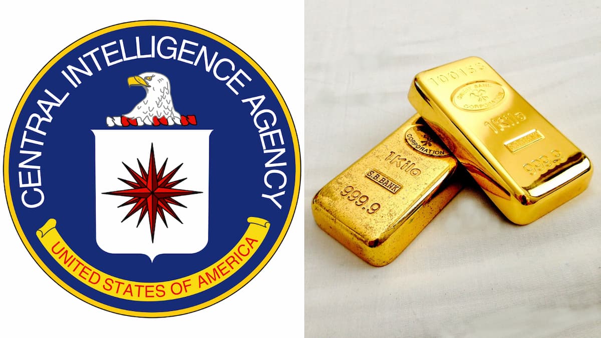 CIA and Gold Bars