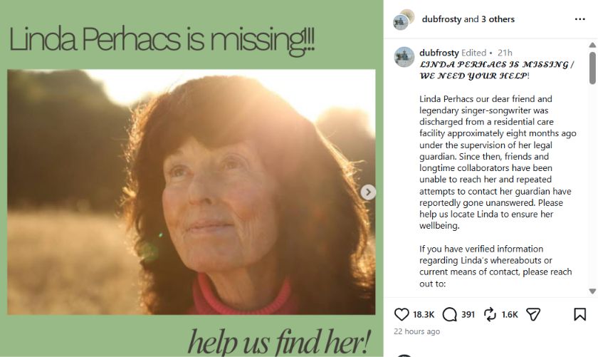 Linda-Perhacs-is-missing-Instagram-post-by-dubfrosty
