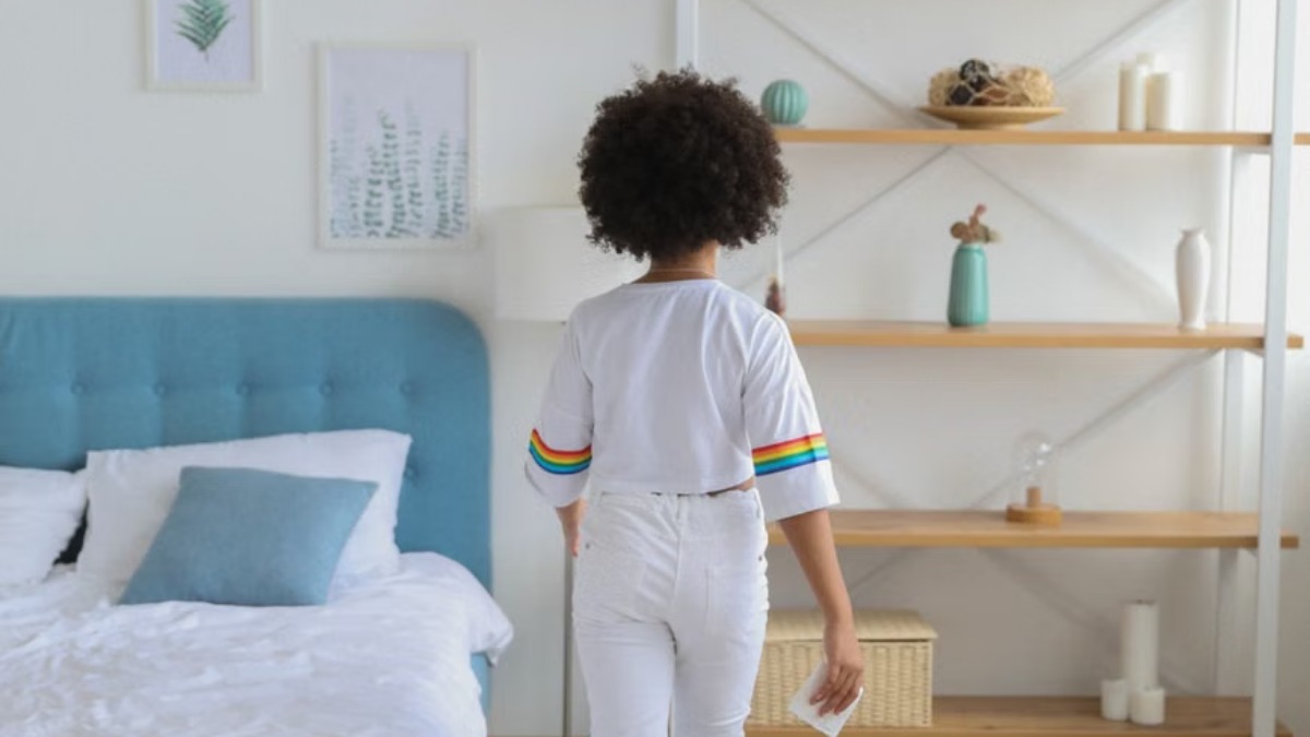 What is habit stacking and how can it help kids keep their rooms clean?