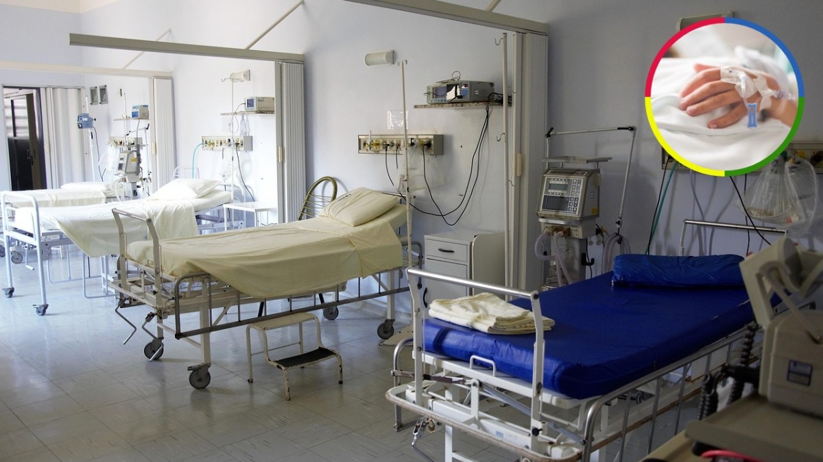 Hopsital beds and a hand